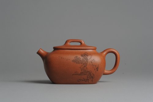 朱老师紫砂壶 美壶回馈 特惠小四方 一捺底 装饰文气 油润的降坡泥 原矿降坡泥