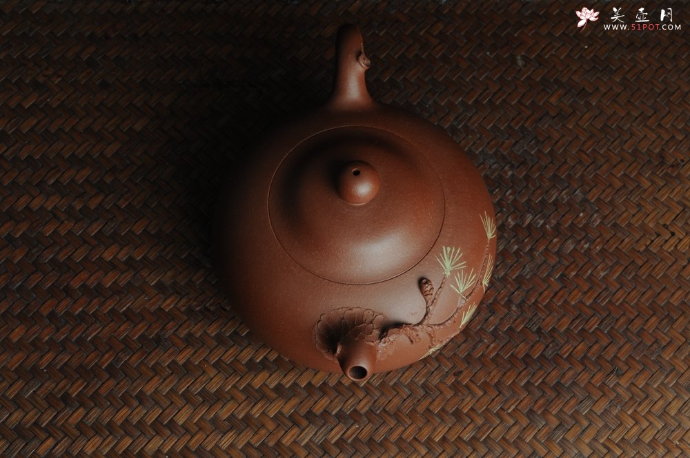 紫砂壶图片：美壶特惠 小花货松针玉乳 - 美壶网