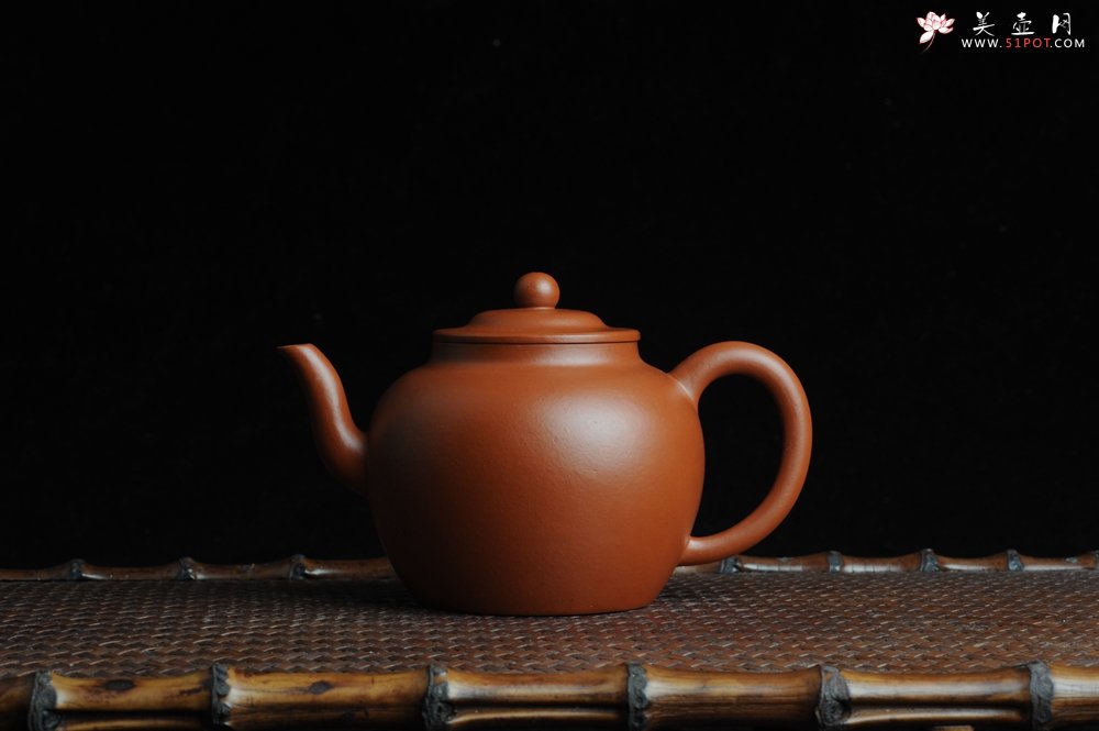 紫砂壶图片：美壶特惠 非铁红色素泥 优质朱泥古莲子 - 美壶网