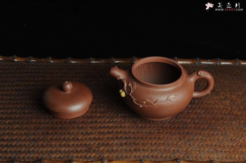 紫砂壶图片：美壶特惠 柿圆壶 - 美壶网
