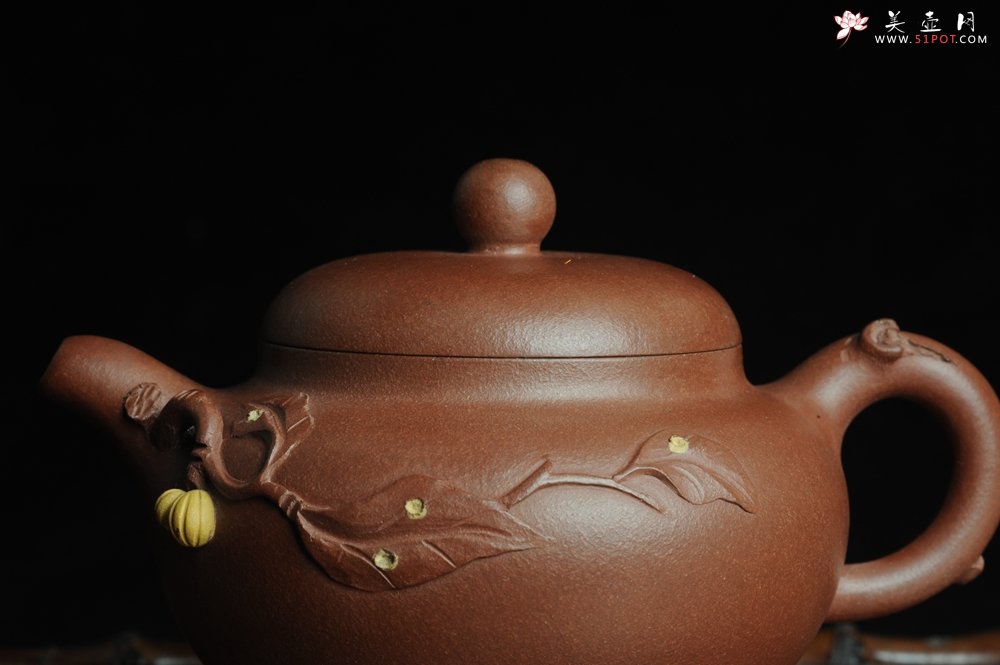 紫砂壶图片：美壶特惠 柿圆壶 - 美壶网