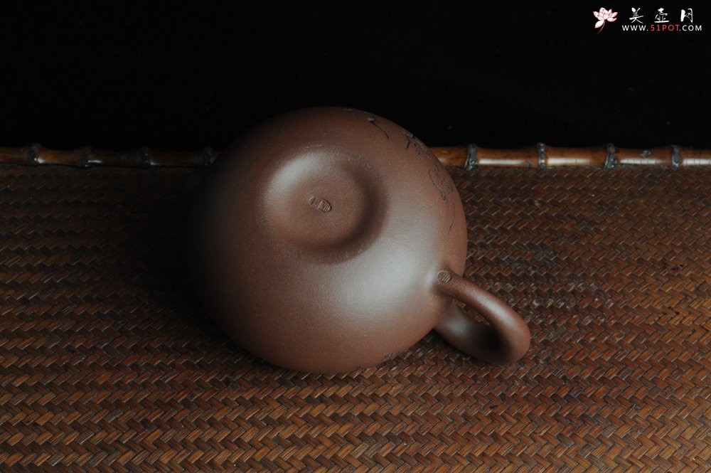 紫砂壶图片：美壶特惠 做工精致山人道洪圆珠 饱满漂亮 出水暴爽 - 美壶网