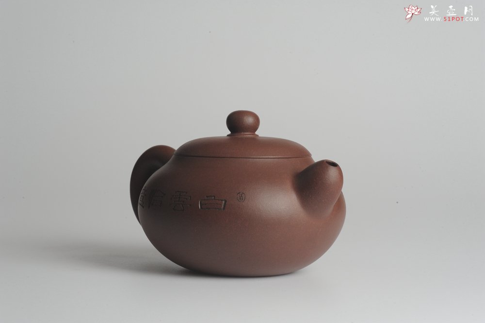 紫砂壶图片：美壶特惠 做工精致山水道洪圆珠 饱满漂亮 出水暴爽  - 美壶网