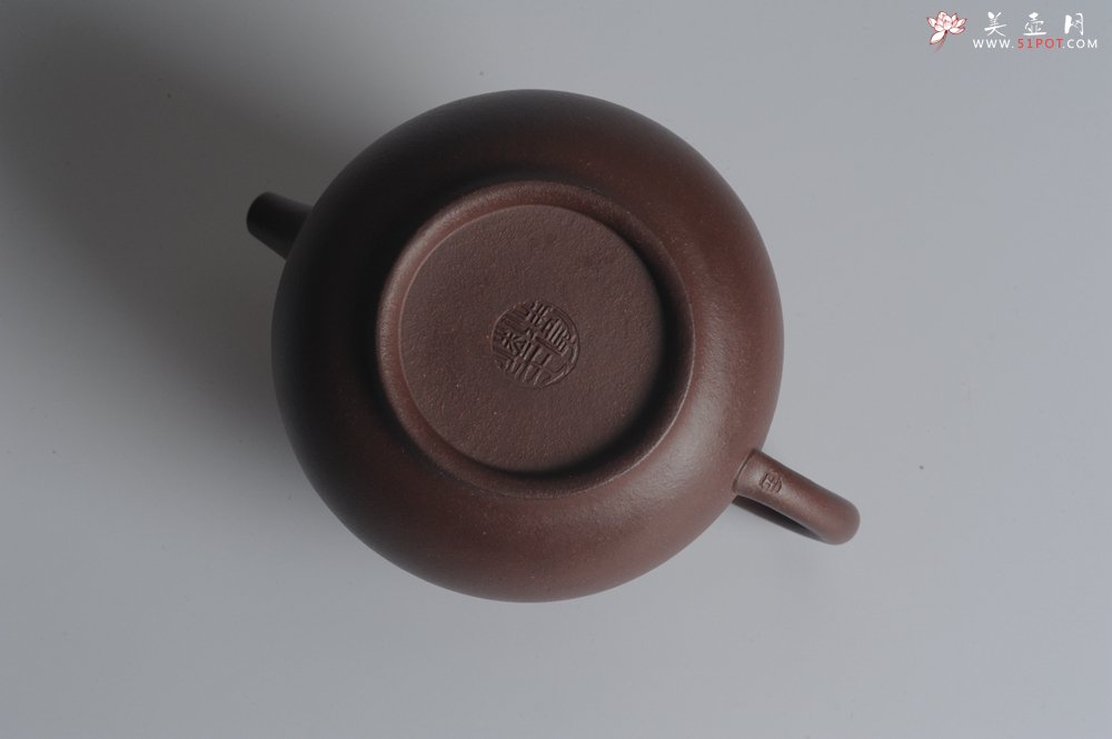 紫砂壶图片：全手工优质老紫泥潘壶刹凹成型单片拍打王新云进步之作 - 美壶网