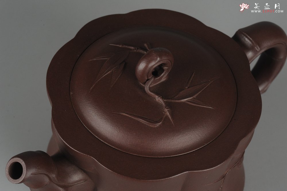 紫砂壶图片：美壶年终特惠 八段竹 - 美壶网