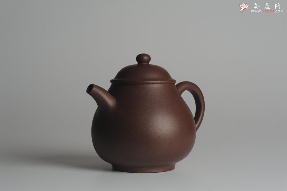 紫砂壶图片：全手工优质老紫泥潘壶刹凹成型单片拍打王新云进步之作 - 美壶网