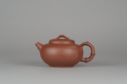 美壶定制紫砂壶 美壶特惠秀竹 贴叶精湛 原矿紫泥