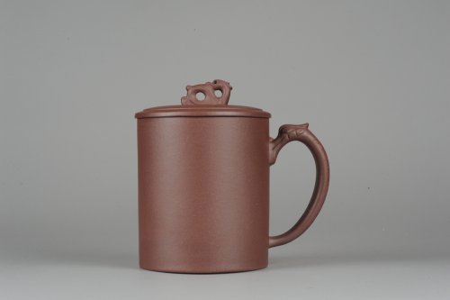 美壶定制紫砂壶 美杯年底特惠 优质紫泥龙行天下盖杯 原矿紫泥