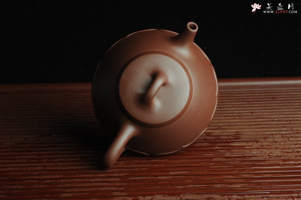 紫砂壶图片：美壶特惠 精致莲花石瓢 茶人醉爱 - 美壶网