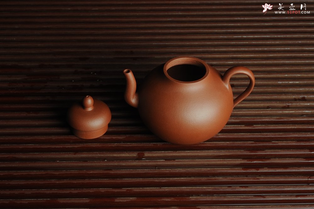 紫砂壶图片：美壶特惠 老清水泥思亭 小清新 茶人醉爱 - 美壶网