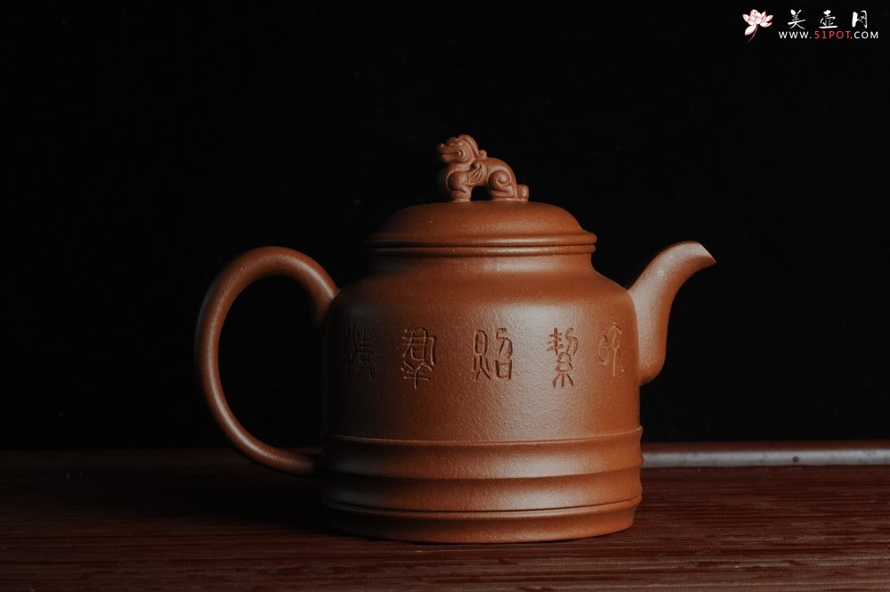 紫砂壶图片：美壶年底特惠 精品立狮壶 请君细品 - 美壶网
