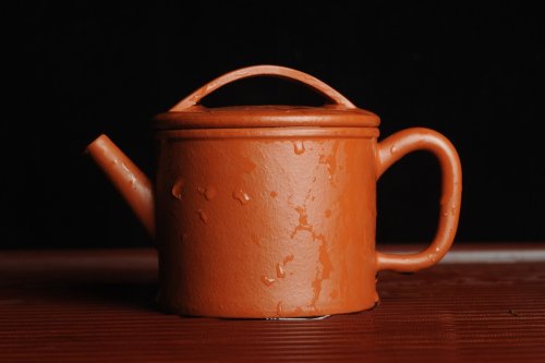 石老师紫砂壶 优质赵庄朱泥 精品全手工汉瓦 端庄秀雅 大口实用 出水暴爽 原矿朱泥