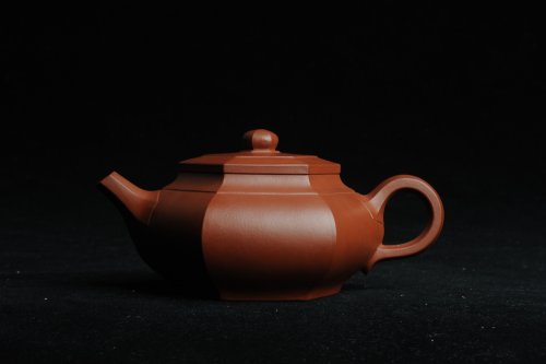 李从兵紫砂壶 用心之作 优质朱泥全手工大彬六方 工料超好 原矿朱泥