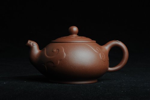 陈苏平紫砂壶 美壶特惠 原创祥云纳福壶 原矿紫泥