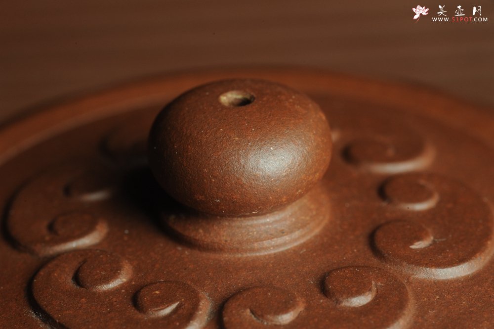 紫砂壶图片：美壶特惠 精致福气如意壶 嵌盖 做工泥料灰常好 出水暴爽 无证书 养过一段时间 开年福利  - 美壶网