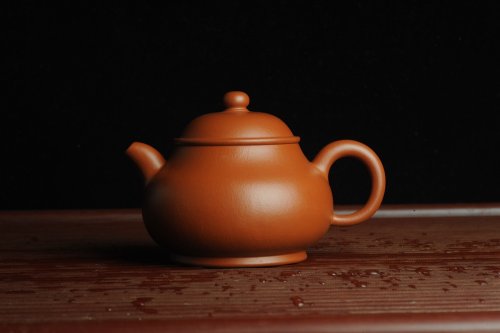 石老师紫砂壶 优质赵庄朱泥 全手工潘壶 端庄秀雅 原矿朱泥