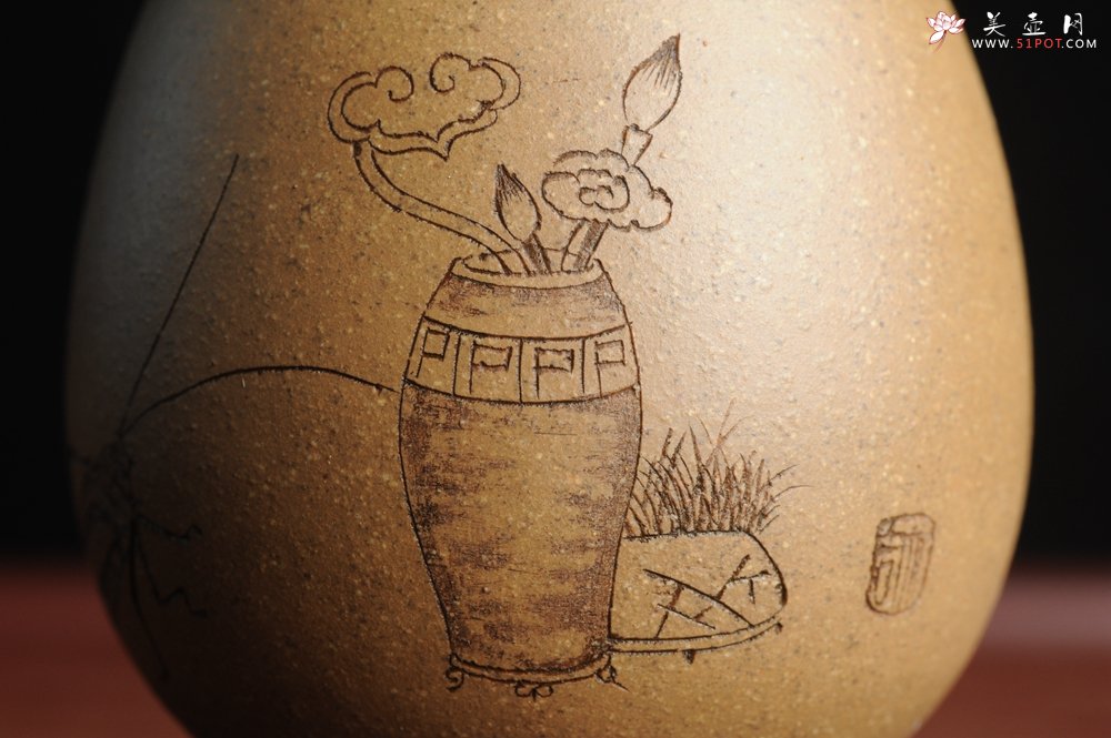 紫砂壶图片：精品紫砂杯 私人定制 紫泥粉段泥 清供文气 手感特扎实 茶人醉爱 每个都不一样 - 美壶网