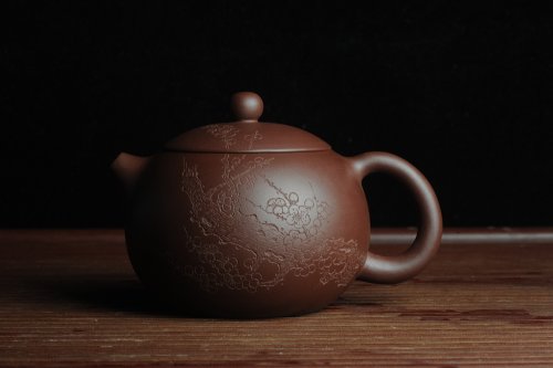 美壶定制老师紫砂壶 美壶福利特惠 精工西施 助工俞霞老双刀梅花香 春满玉壶随意酌 原矿紫泥