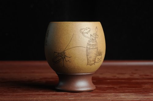 美壶抟砂紫砂壶 精品紫砂杯 私人定制 紫泥粉段泥 清供文气 手感特扎实 茶人醉爱 每个都不一样 