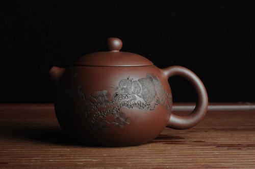 美壶定制老师紫砂壶 美壶福利特惠 精工西施 精刻松鼠 