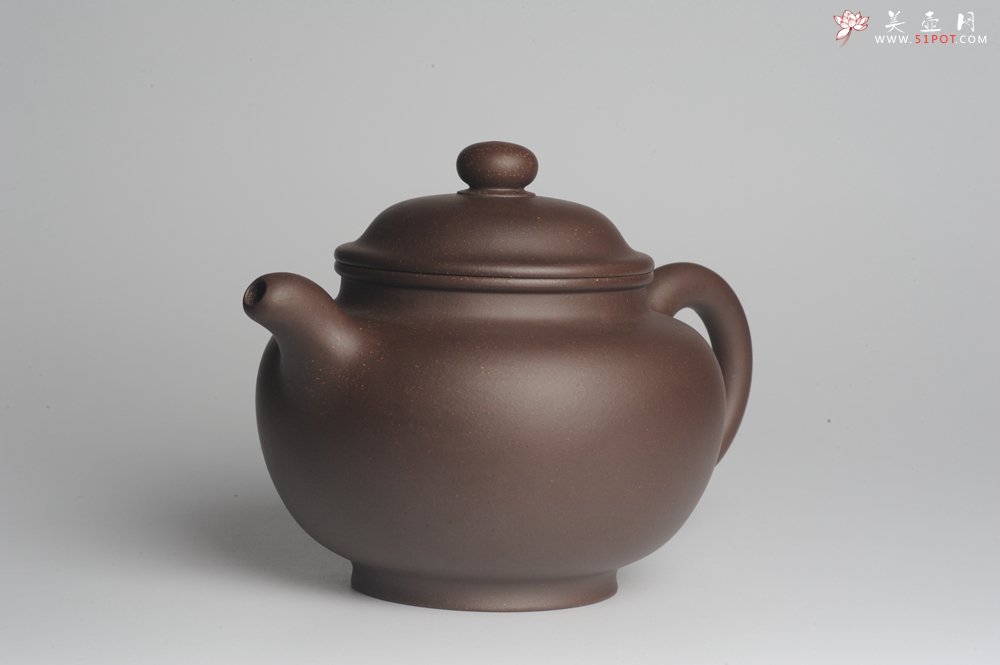 紫砂壶图片：美壶特惠 精致老紫泥大品掇只 茶人醉爱 - 美壶网