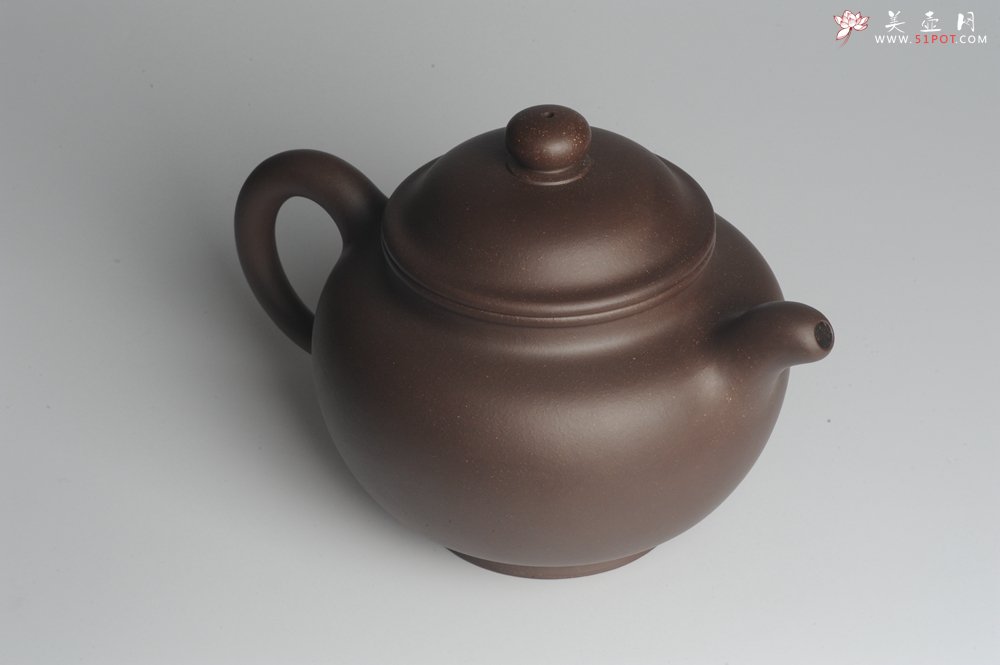 紫砂壶图片：美壶特惠 精致老紫泥大品掇只 茶人醉爱 - 美壶网