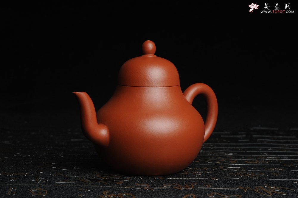 紫砂壶图片：端庄秀雅 精致全手工思亭壶  - 美壶网