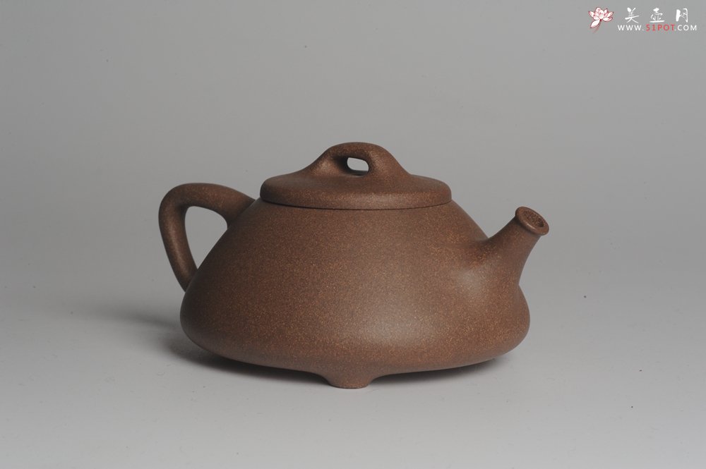 紫砂壶图片：美壶特惠 老段泥心舟石瓢 做工精致 茶人醉爱 - 美壶网