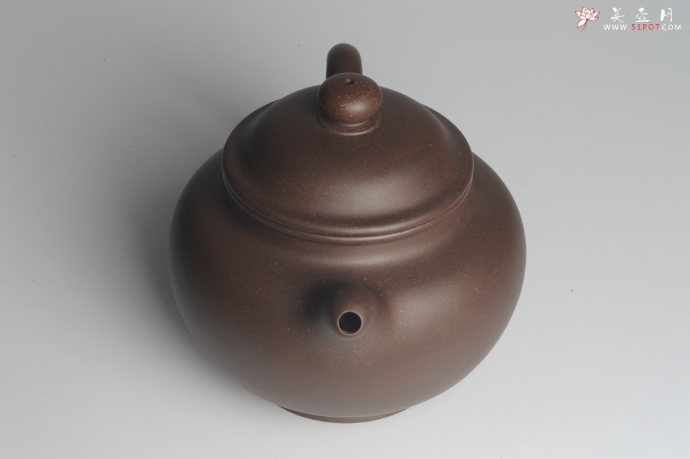 紫砂壶图片：美壶特惠 精致老紫泥大品掇只 茶人醉爱 - 美壶网