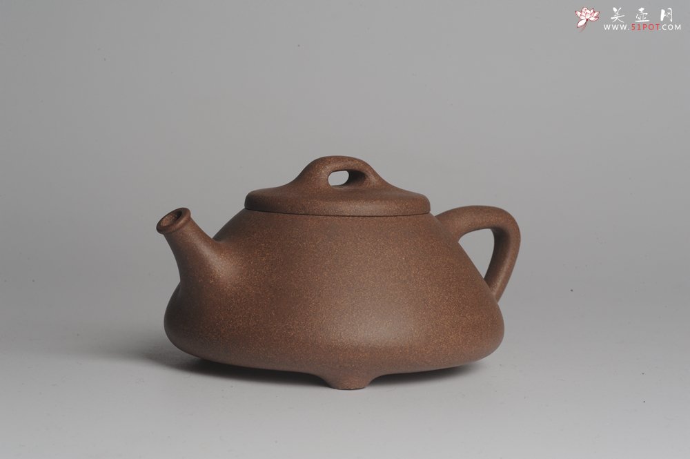 紫砂壶图片：美壶特惠 老段泥心舟石瓢 做工精致 茶人醉爱 - 美壶网