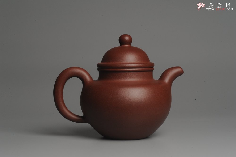 紫砂壶图片：油润底曹青 全手工寿珍掇球 深得老味 做工灰常好 请君细品 作品说话  - 美壶网