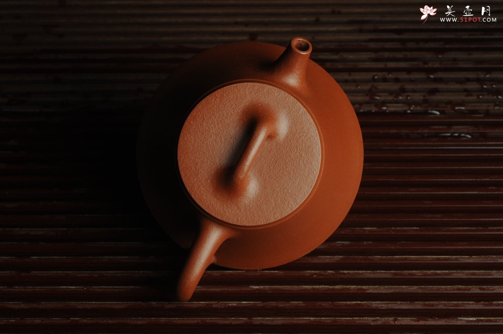 紫砂壶图片：美壶特惠 优质朱泥调砂础瓢壶 做工精致 端庄秀雅 - 美壶网