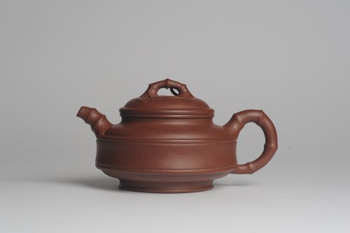 陈苏平紫砂壶 美壶特惠 优质紫泥双线竹鼓二式 精神 原矿紫泥