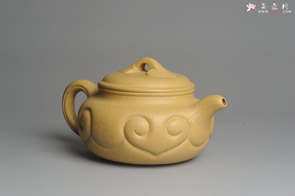 紫砂壶图片：美壶特惠 优质本山段 精工仿古如意  - 美壶网