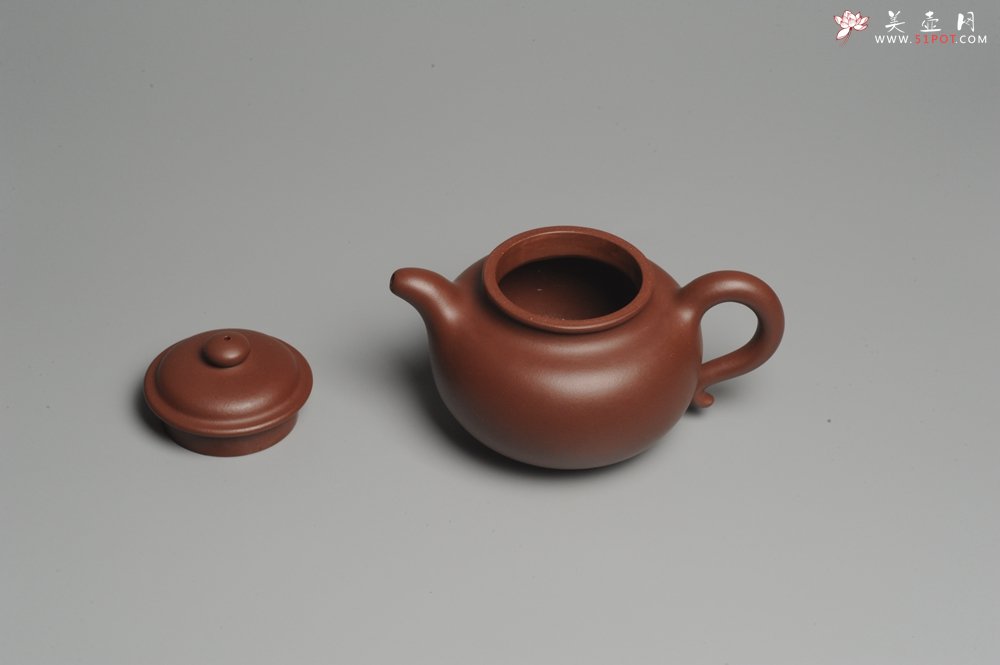 紫砂壶图片：实力派杨欣橙老师全手工大亨莲子 本色清水泥 深得老味 古韵悠悠 - 美壶网