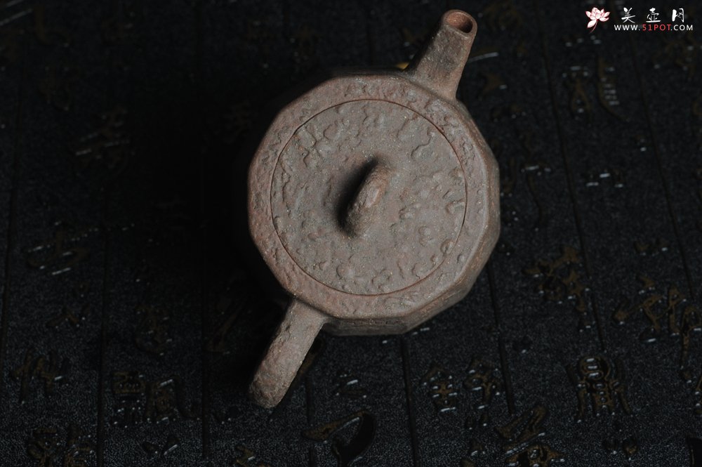 紫砂壶图片：美壶特惠 学苑派 仿龙文风格 青铜器质感 薄胎高秦权 - 美壶网