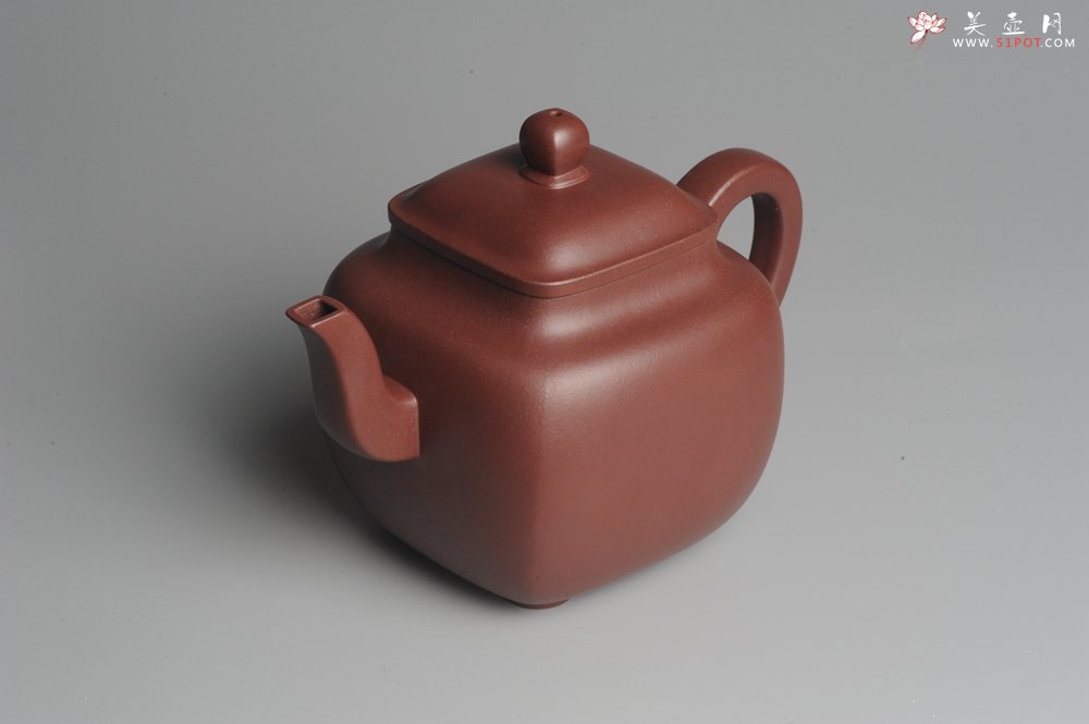 紫砂壶图片：实力派张海艳全手工鸣远四方 气势磅礴 用心之作 - 美壶网