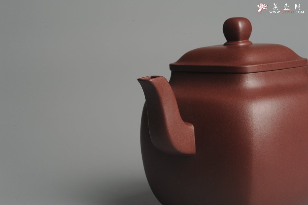 紫砂壶图片：实力派张海艳全手工鸣远四方 气势磅礴 用心之作 - 美壶网