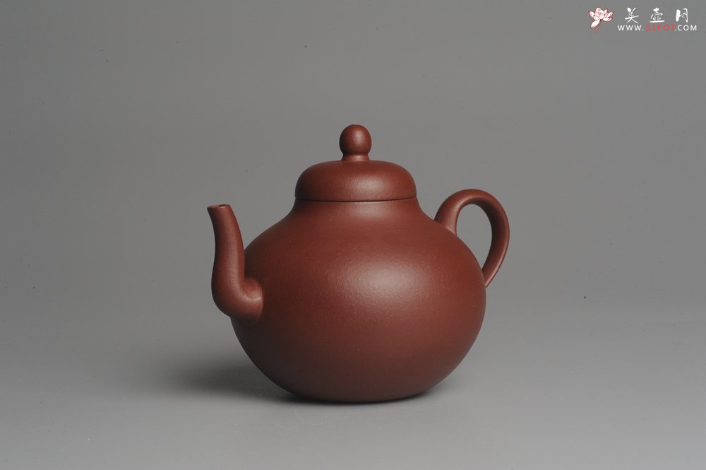 紫砂壶图片：美壶特惠 老红拼泥思亭 小清新 茶人醉爱 - 美壶网