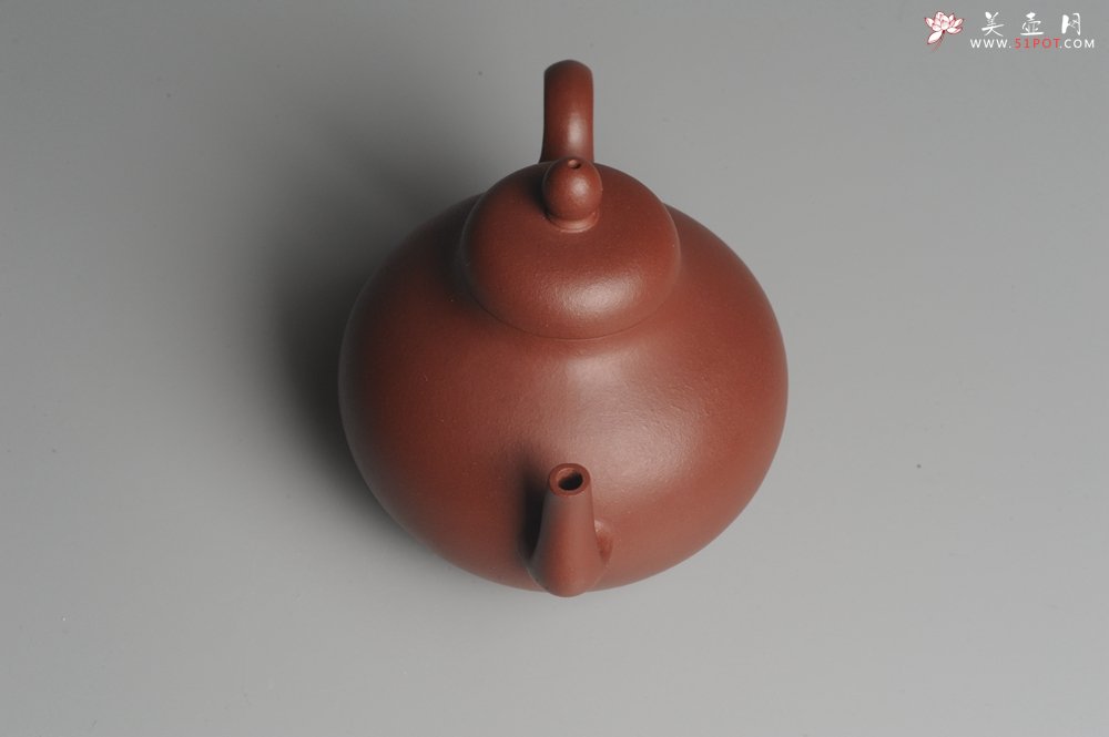 紫砂壶图片：美壶特惠 老红拼泥思亭 小清新 茶人醉爱 - 美壶网