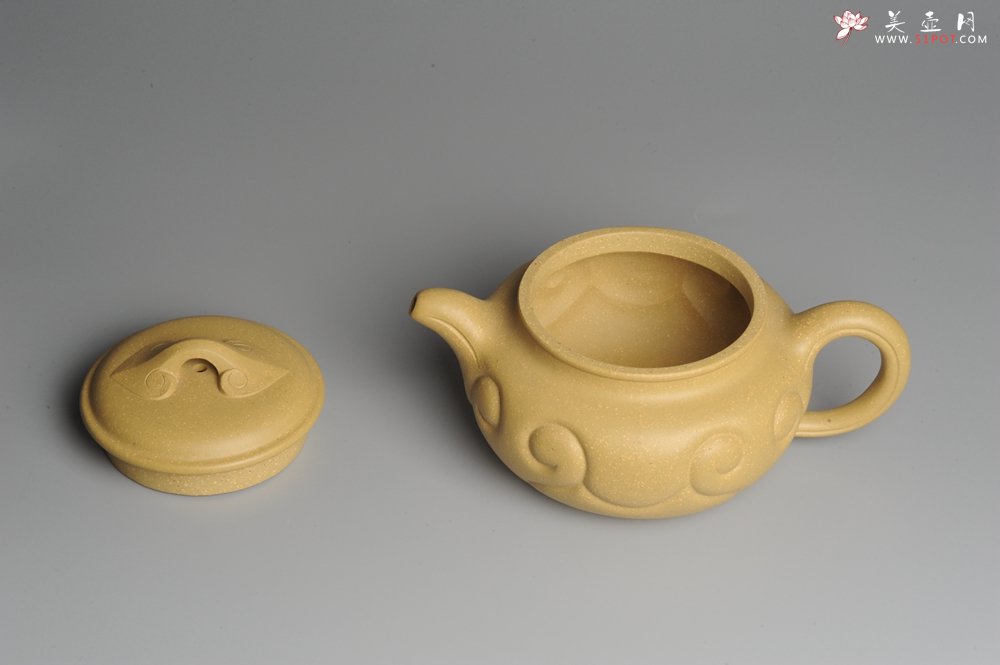 紫砂壶图片：美壶特惠 优质本山段 精工仿古如意  - 美壶网