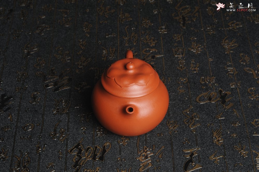 紫砂壶图片：美壶特惠 非铁红色素泥 优质朱泥般若秋水壶 - 美壶网