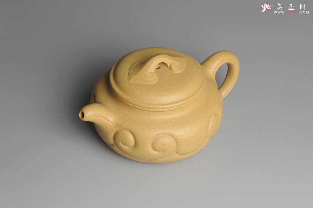 紫砂壶图片：美壶特惠 优质本山段 精工仿古如意  - 美壶网