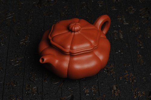 王世平紫砂壶 精致朱泥葵仿古 难度太大 收缩大 实属不易 大口实用 原矿朱泥