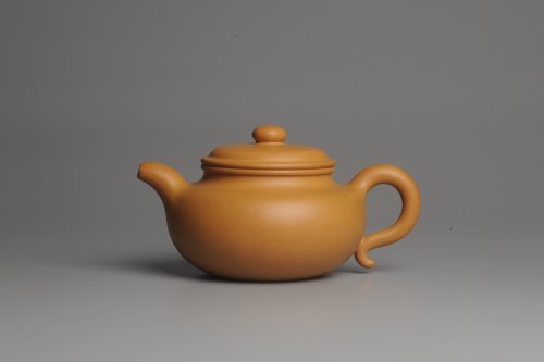 杨老师紫砂壶 灰常油润黄金段泥 全手工大亨仿古 古韵悠悠  黄金段