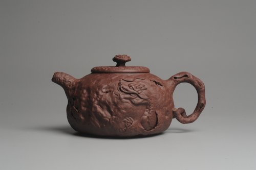 美壶定制紫砂壶 美壶特惠 全手工薄胎游龙灵芝供春 龚春 做工精致 单色更显功力 原矿紫泥