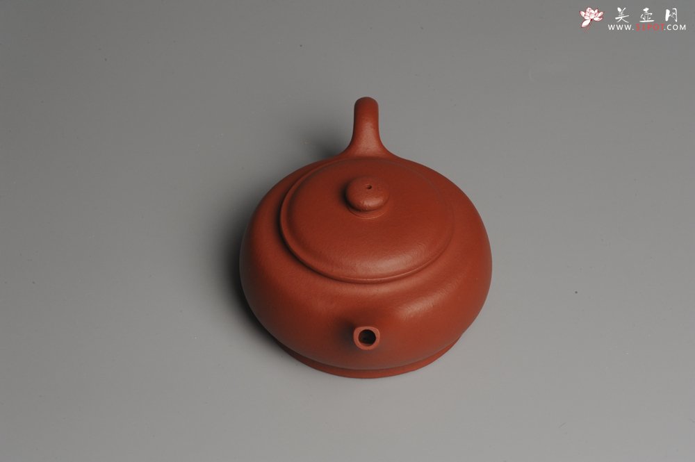 紫砂壶图片：美壶特惠 精致做工粗砂梨皮红泥涌泉壶 茶人醉爱 易泡养 - 美壶网
