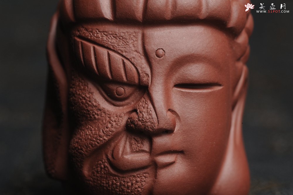 紫砂壶图片：美宠特惠 回馈壶友 精致性价比是佛是魔 一念之间 手把件茶宠高5.8cm宽4.5cm左右 - 美壶网