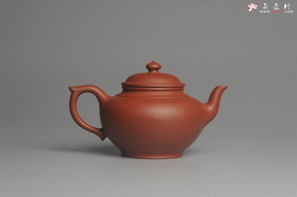 紫砂壶图片：美壶特惠 老清水泥精致笑樱壶 - 美壶网