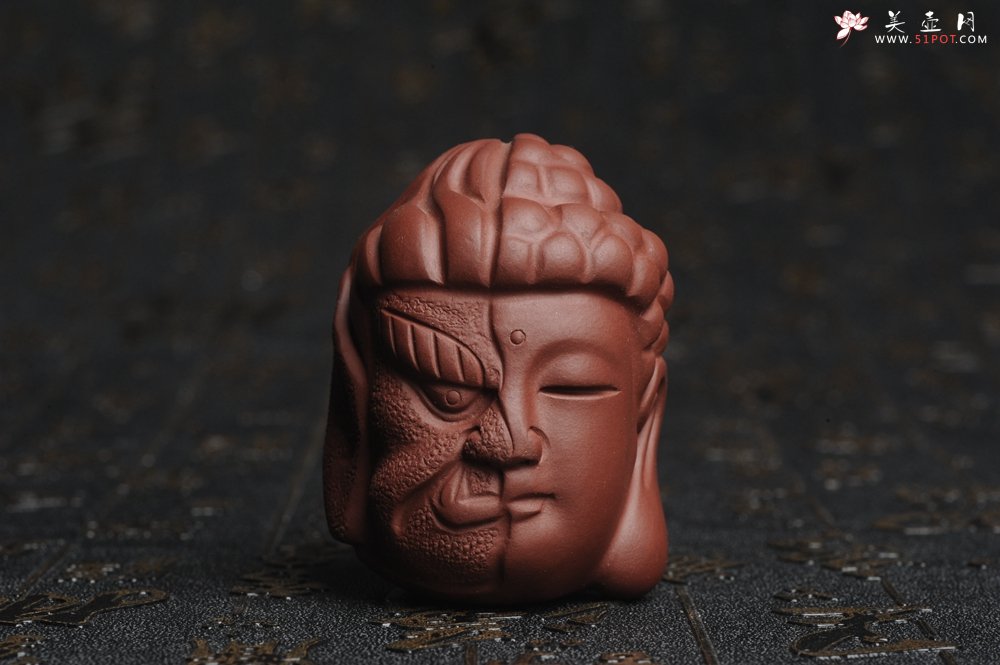 紫砂壶图片：美宠特惠 回馈壶友 精致性价比是佛是魔 一念之间 手把件茶宠高5.8cm宽4.5cm左右 - 美壶网